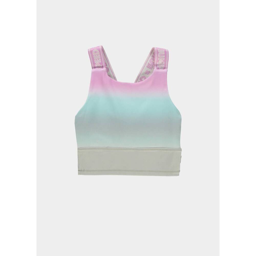 NEW MOLO girls oliva athletic top in misty tie dye